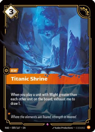 (089/167) Titanic Shrine - Radiance Foil
