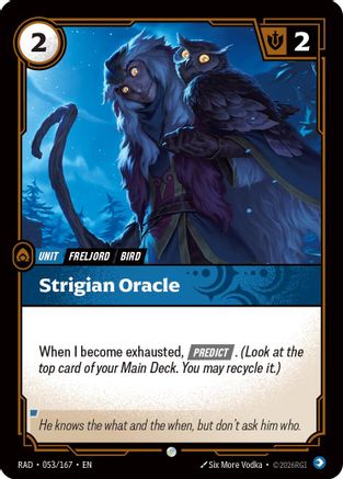 (053/167) Strigian Oracle - Radiance Foil