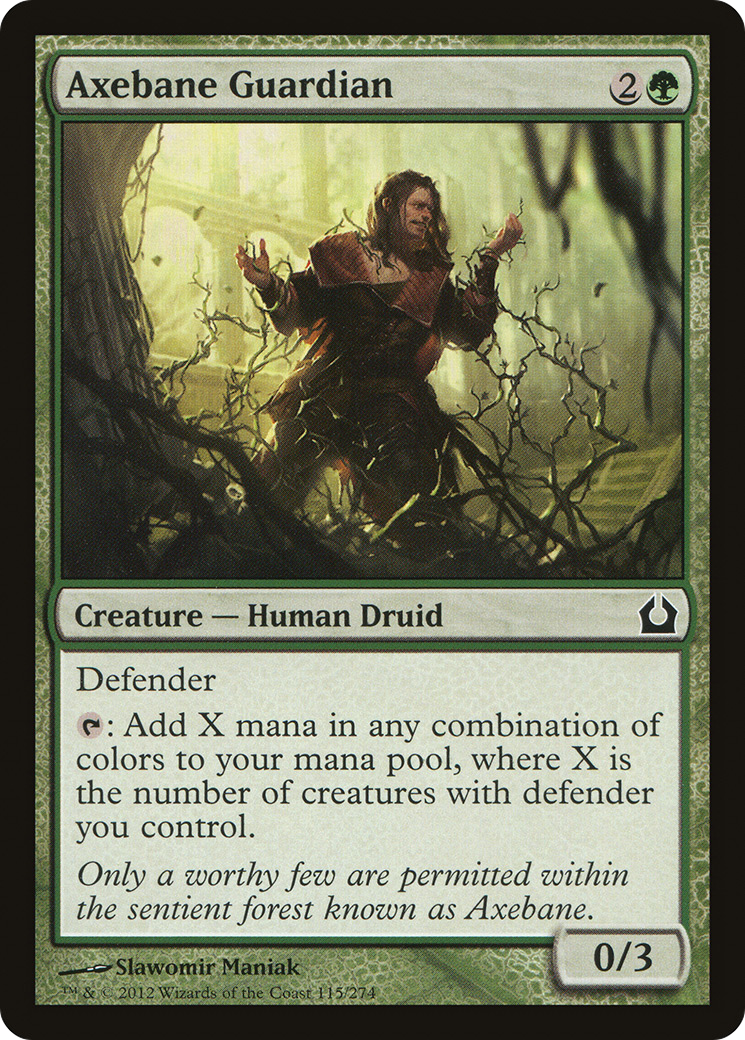 Axebane Guardian (RTR-115) - Return to Ravnica Foil