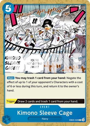 (EB05-029) Kimono Sleeve Cage - Extra Booster: One Piece Heroines Edition Vol. 2 - Normal