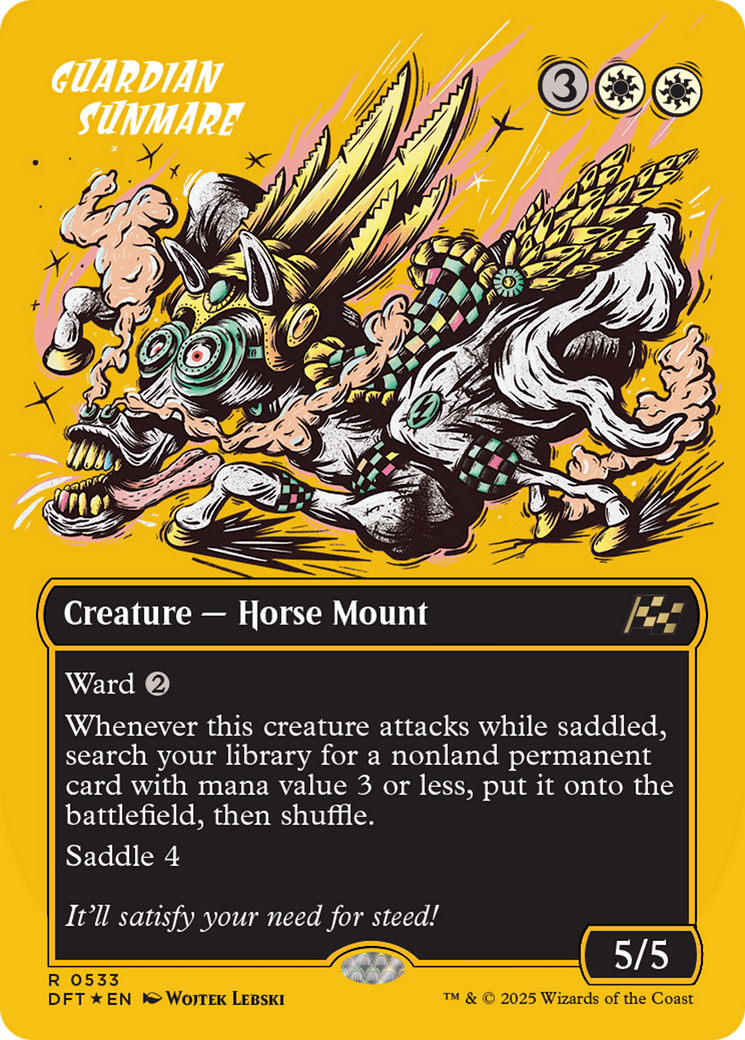 Guardian Sunmare (Borderless)(DFT-533) - Aetherdrift Foil