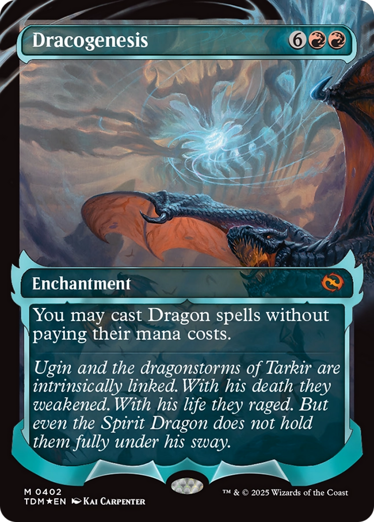 Dracogenesis (0402) (Showcase) (TDM-402) - Tarkir: Dragonstorm: (Showcase) Foil
