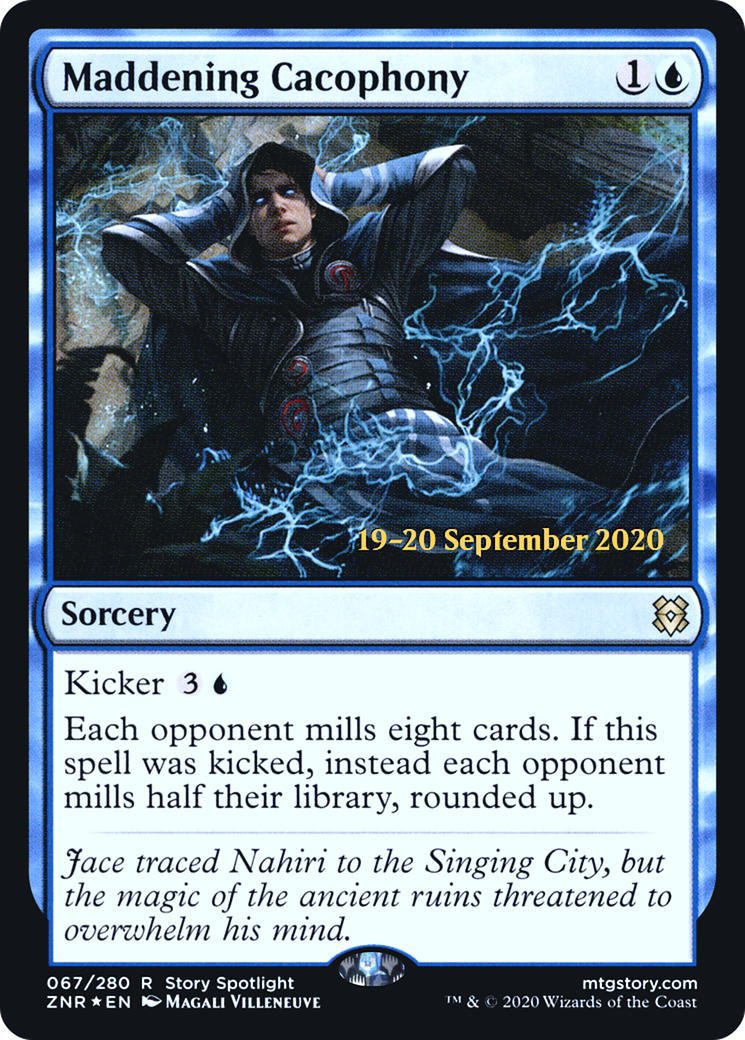 Maddening Cacophony (PRE-67S) - Zendikar Rising Promos (Prerelease) Foil