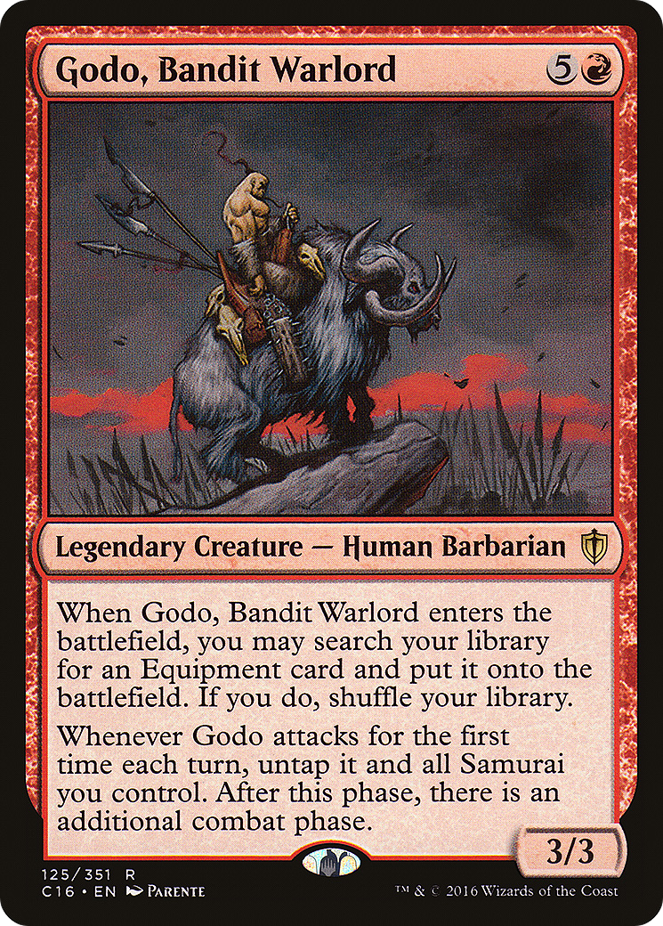Godo, Bandit Warlord (C16-125) - Commander 2016