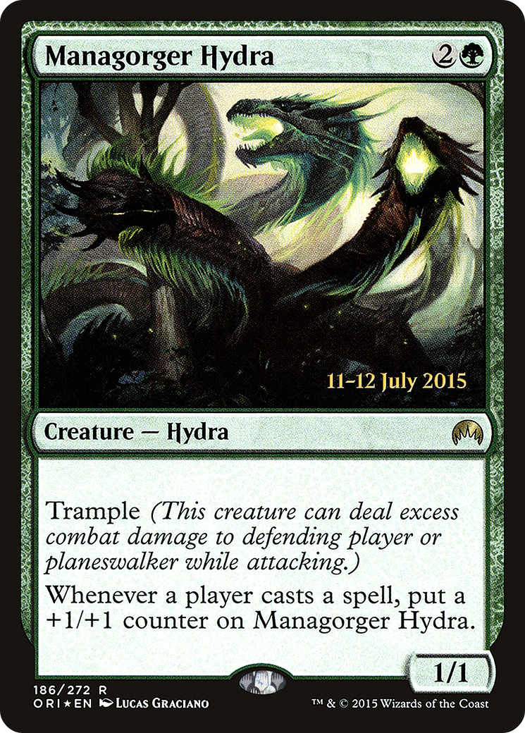 Managorger Hydra (PRE-186S) - Magic Origins Promos (Prerelease) Foil