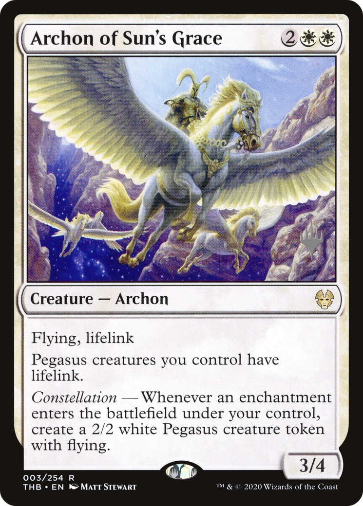 Archon of Sun's Grace (PPTHB-003) - Theros Beyond Death Promos Foil (Promo Pack)
