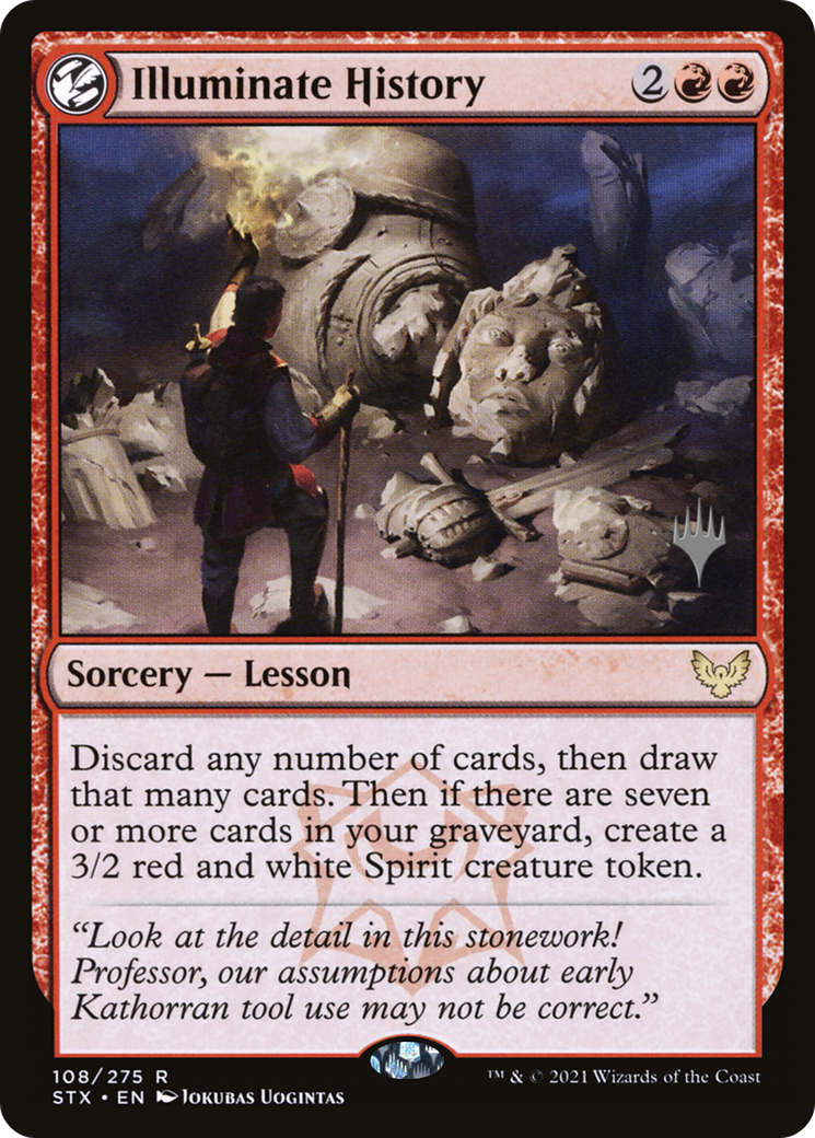 Illuminate History (PPSTX-108P) - Strixhaven: School of Mages Promos: (lesson) Foil (Promo Pack)