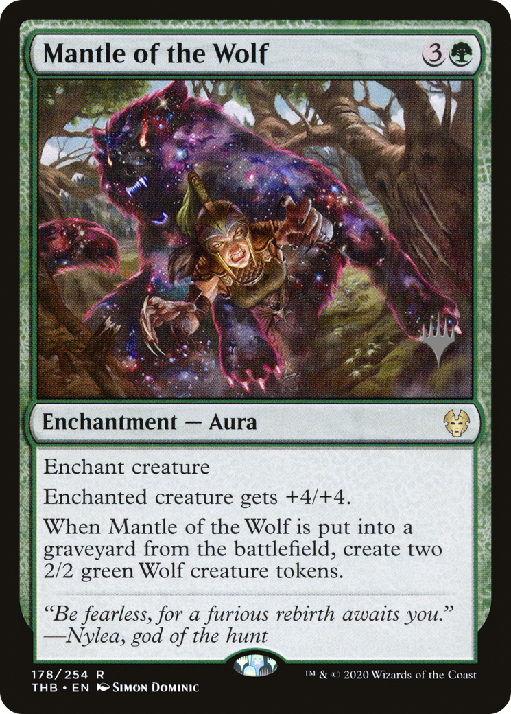 Mantle of the Wolf (PPTHB-178) - Theros Beyond Death Promos (Promo Pack)