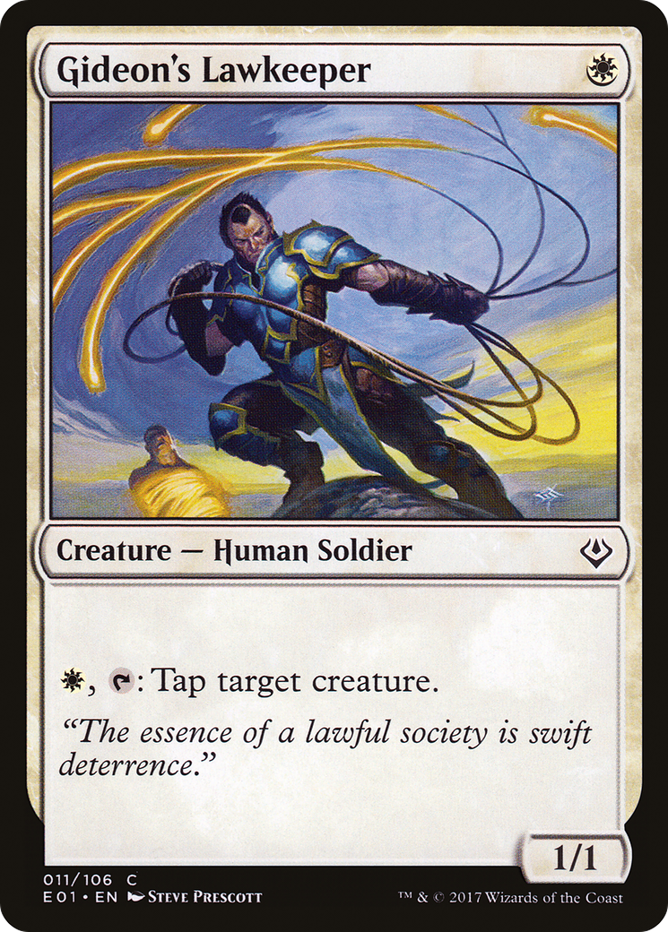 Gideon's Lawkeeper (E01-011) - Archenemy: Nicol Bolas