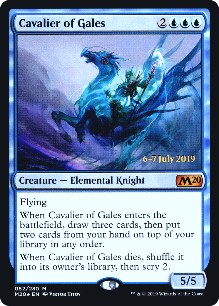 Cavalier of Gales (PRE-52S) - Core Set 2020 Promos (Prerelease) Foil