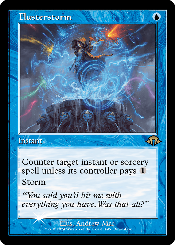 Flusterstorm (Retro Frame) (BABP-496) - Modern Horizons 3 Foil