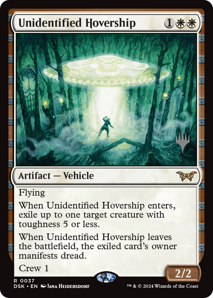 Unidentified Hovership (PPDSK-037) - Duskmourn: House of Horror Promos (Promo Pack)