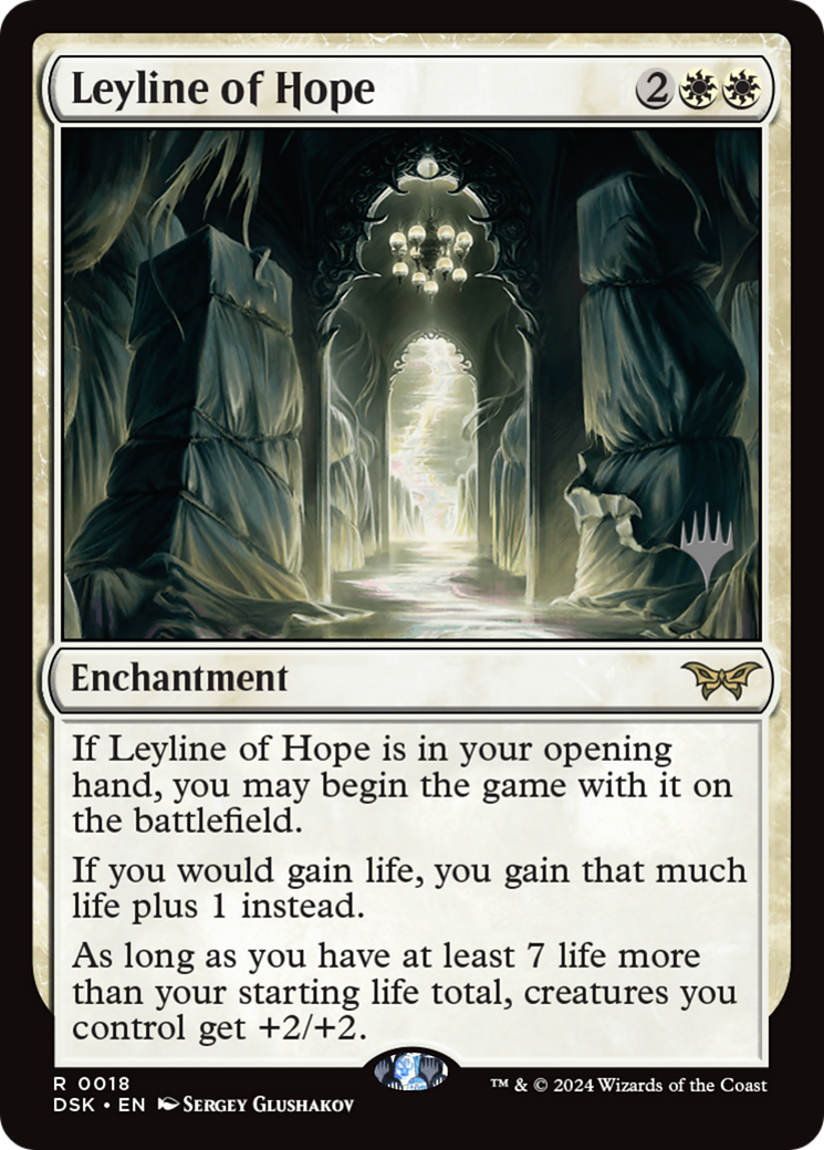 Leyline of Hope (PPDSK-018) - Duskmourn: House of Horror Promos Foil (Promo Pack)