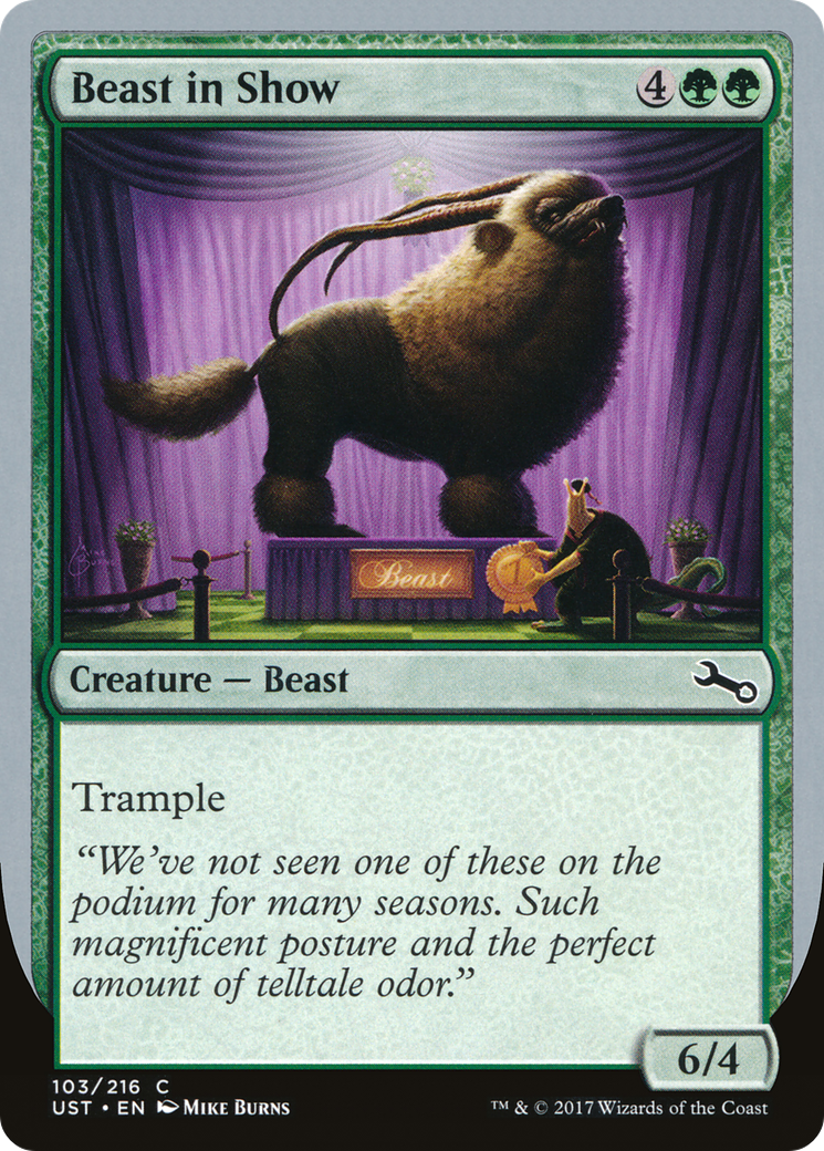 Beast in Show (UST-103B) - Unstable