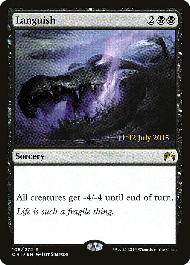 Languish (PRE-105S) - Magic Origins Promos (Prerelease) Foil