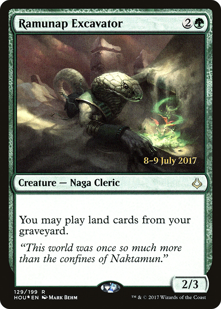 Ramunap Excavator (PRE-129S) - Hour of Devastation Promos (Prerelease) Foil