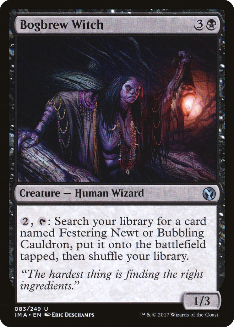 Bogbrew Witch (IMA-083) - Iconic Masters Foil