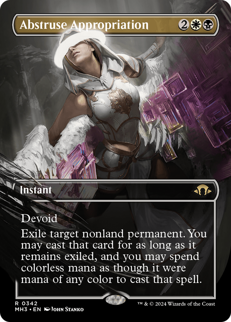 Abstruse Appropriation (Borderless) (MH3-342) - Modern Horizons 3 (Borderless) Foil