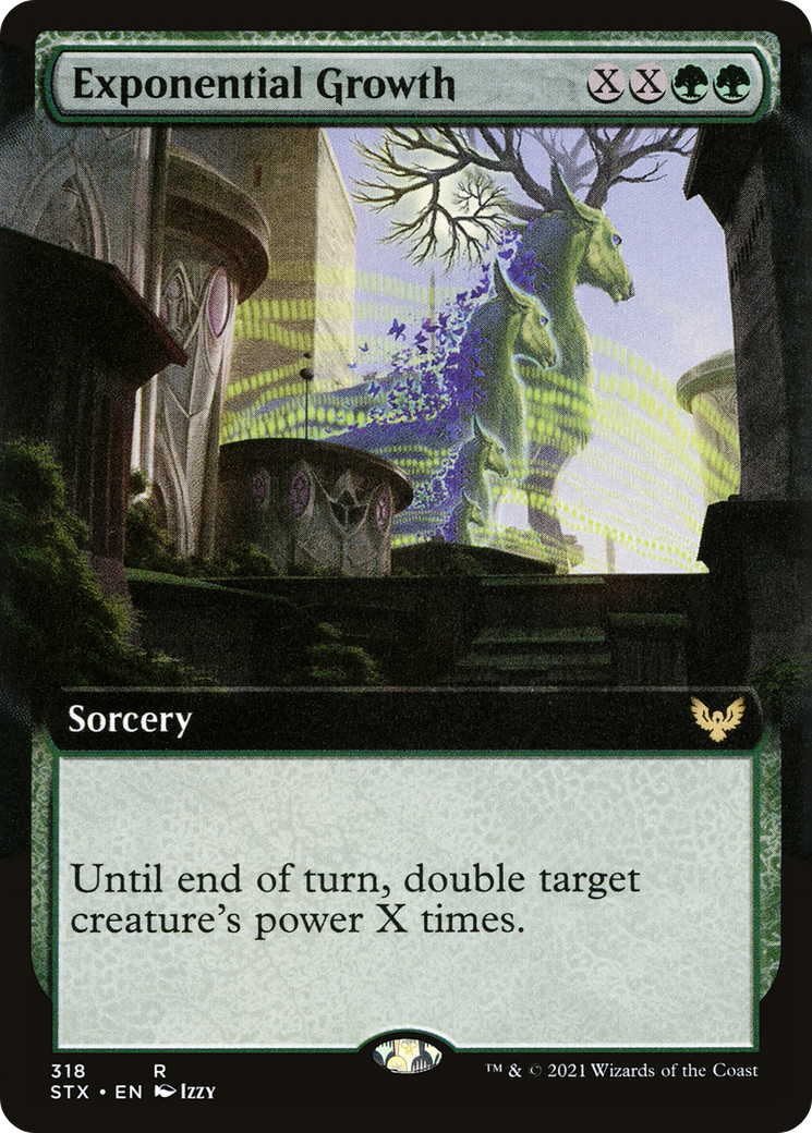 Exponential Growth (STX-318) - Strixhaven: School of Mages: (Extended Art)