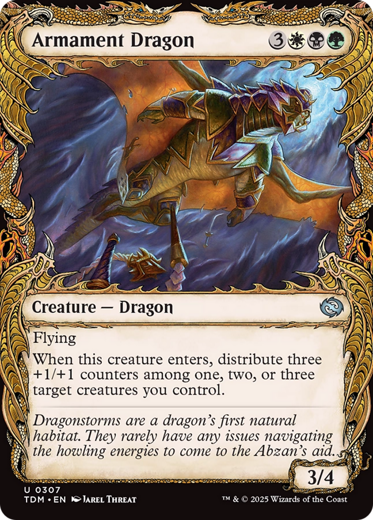 Armament Dragon (TDM-307) - Tarkir: Dragonstorm: (Showcase)