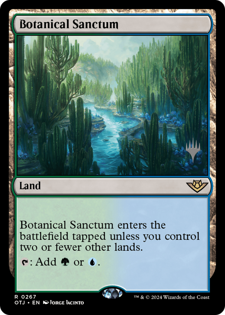 Botanical Sanctum (PPOTJ-267) - Outlaws of Thunder Junction Promos (Promo Pack) Foil