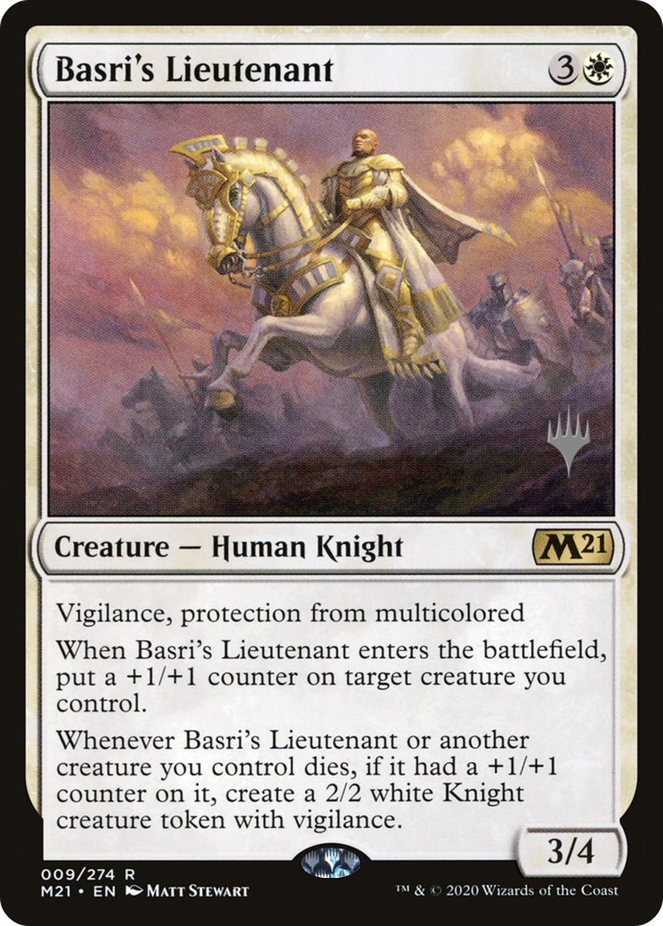 Basri's Lieutenant (PPM21-09P) - Core Set 2021 Promos (Promo Pack)