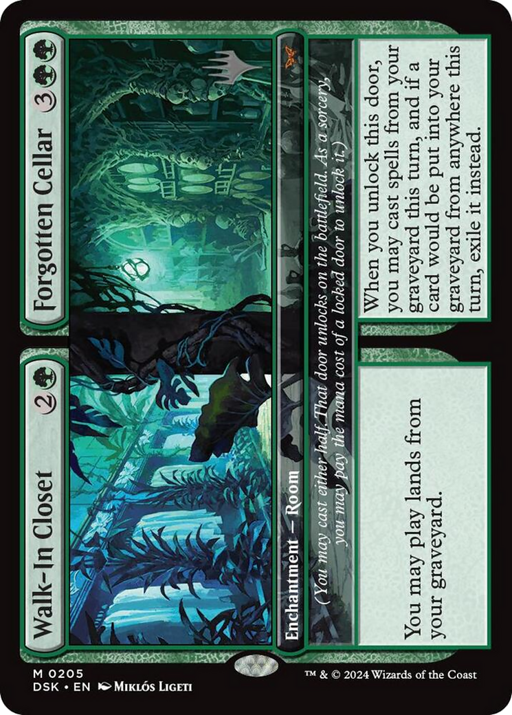 Walk-In Closet // Forgotten Cellar (PPDSK-205) - Duskmourn: House of Horror Promos (Promo Pack)