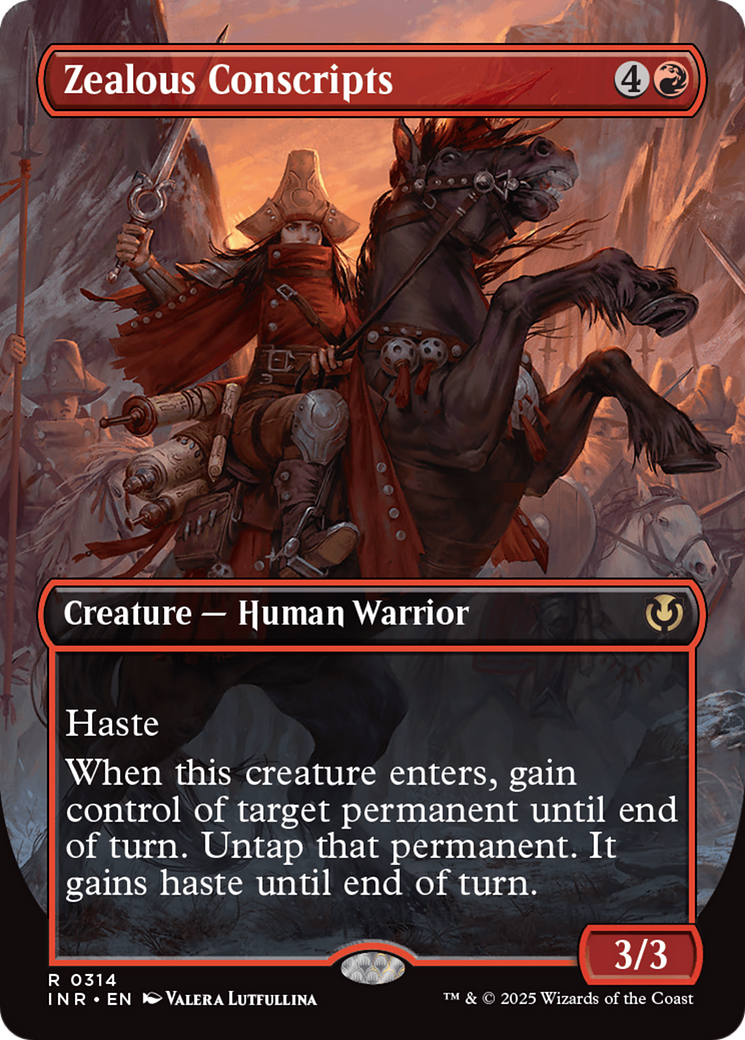 Zealous Conscripts (Borderless) (Borderless)(INR-314) - Innistrad Remastered Foil