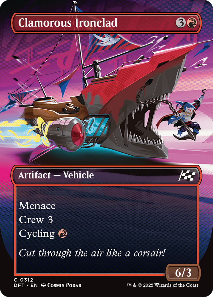 Clamorous Ironclad (Borderless)(DFT-312) - Aetherdrift