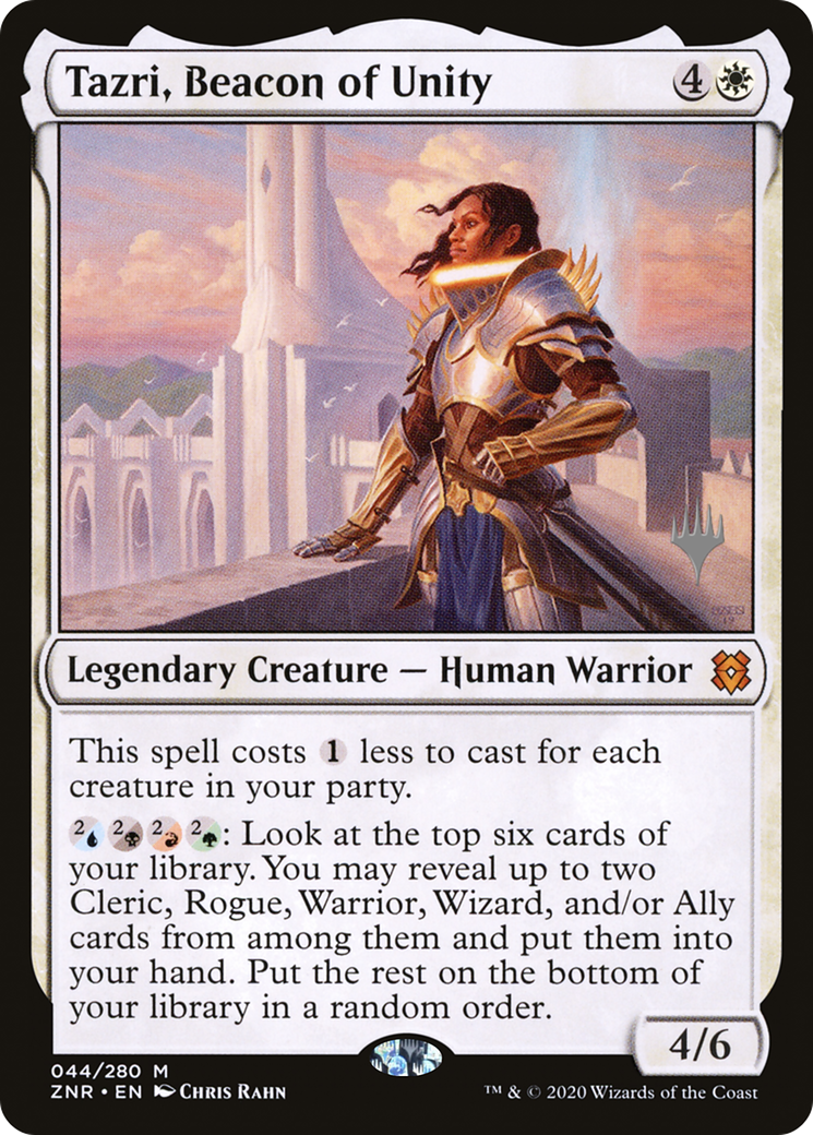 Tazri, Beacon of Unity (PPZNR-044) - Zendikar Rising Promos Foil (Promo Pack)