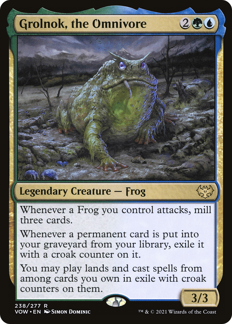 Grolnok, the Omnivore (VOW-238) - Innistrad: Crimson Vow Foil