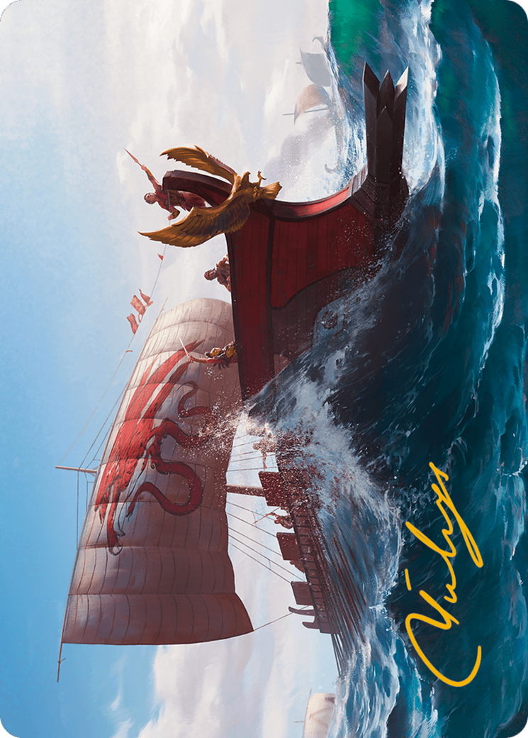 Adrestia Art Card (Gold-Stamped Signature) (ASACR-008) - Assassin's Creed Art Series (Borderless) Foil