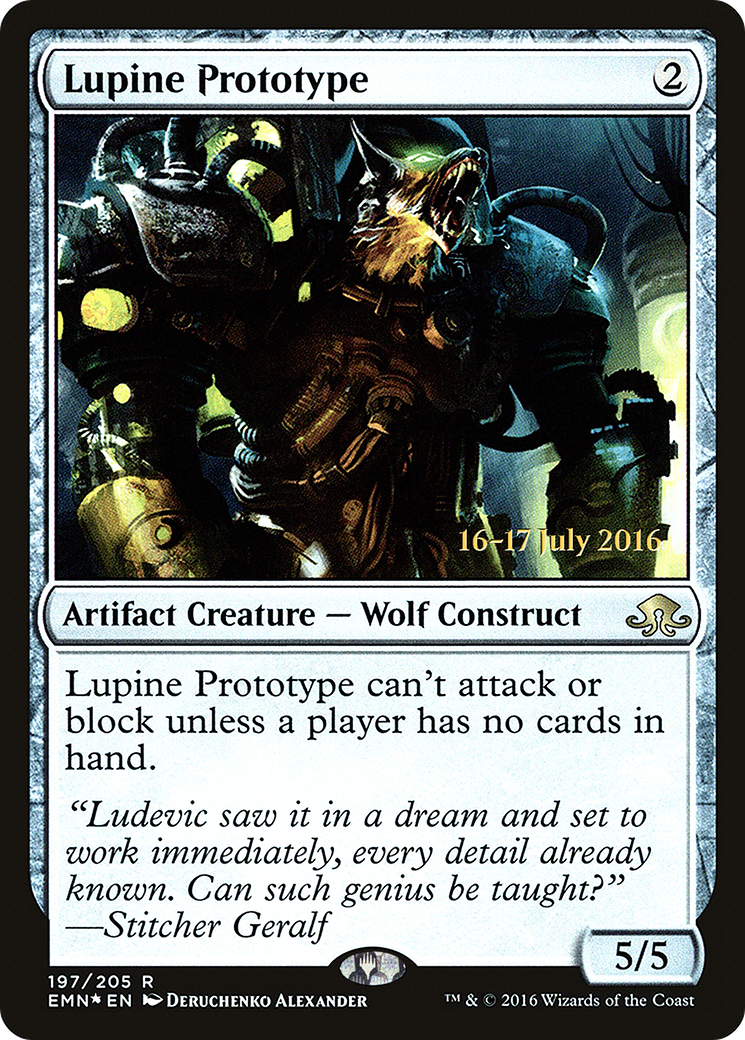 Lupine Prototype (PRE-197S) - Eldritch Moon Promos (Prerelease) Foil
