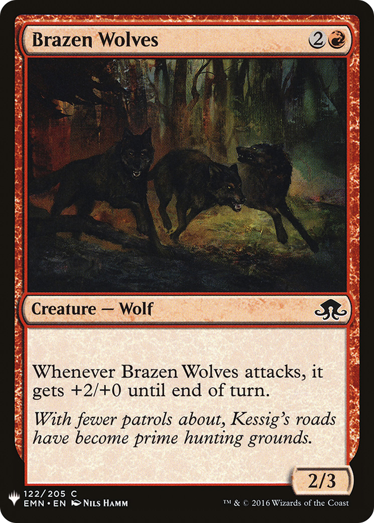 Brazen Wolves (LIST-EMN-122) - The List