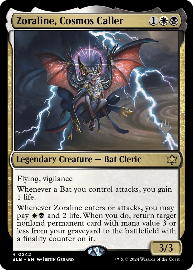 Zoraline, Cosmos Caller (PPBLB-242) - Bloomburrow Promos (Promo Pack)