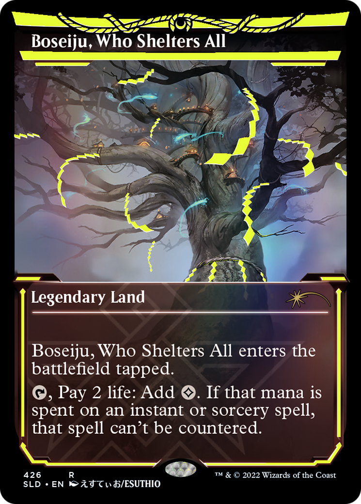 Boseiju, Who Shelters All (SLD-426) - Secret Lair Drop: (Showcase) Foil