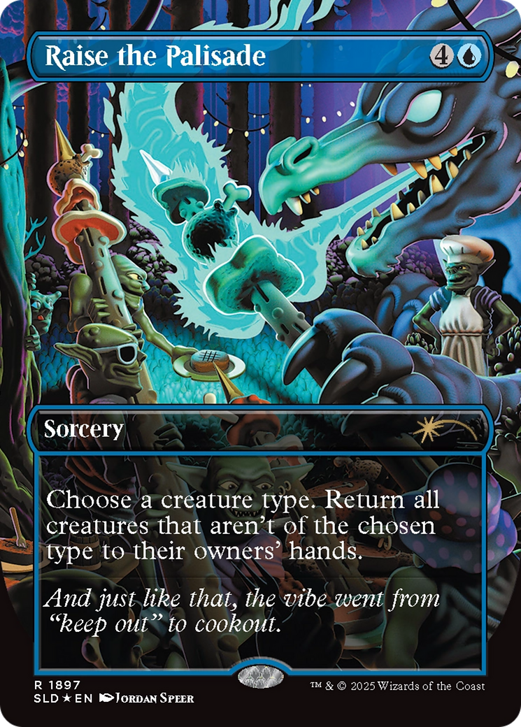 Raise the Palisade (SLD-1897) - Secret Lair Drop Foil