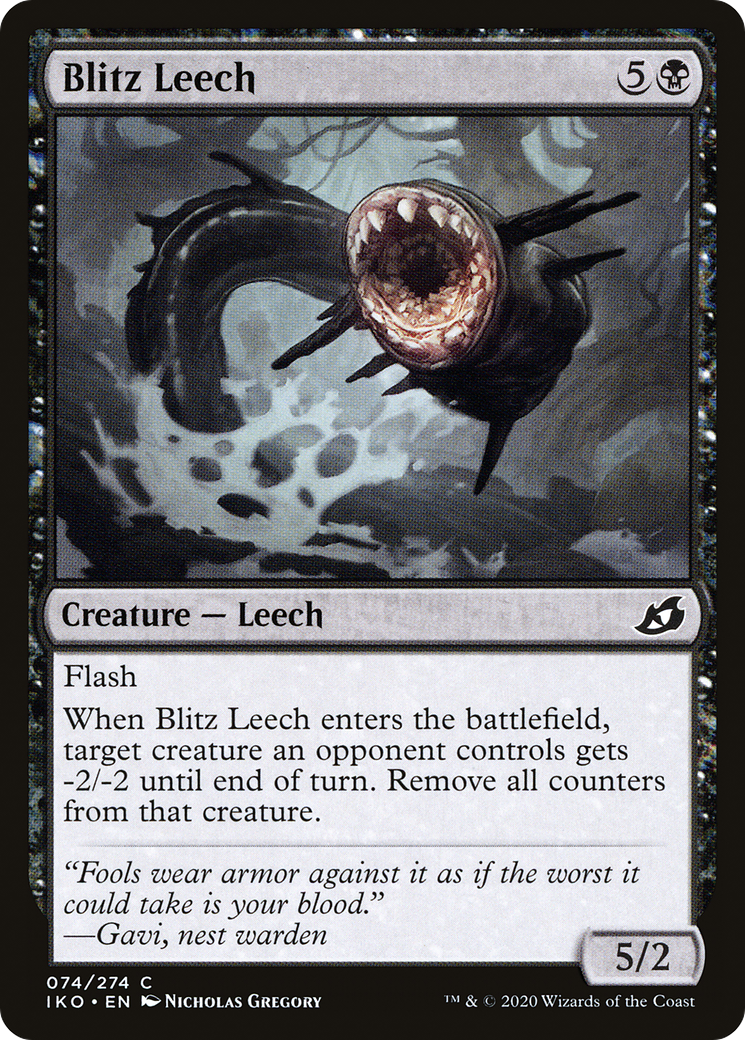 Blitz Leech (IKO-074) - Ikoria: Lair of Behemoths