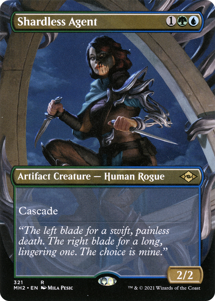 Shardless Agent (Borderless) (MH2-321) - Modern Horizons 2 (Borderless)