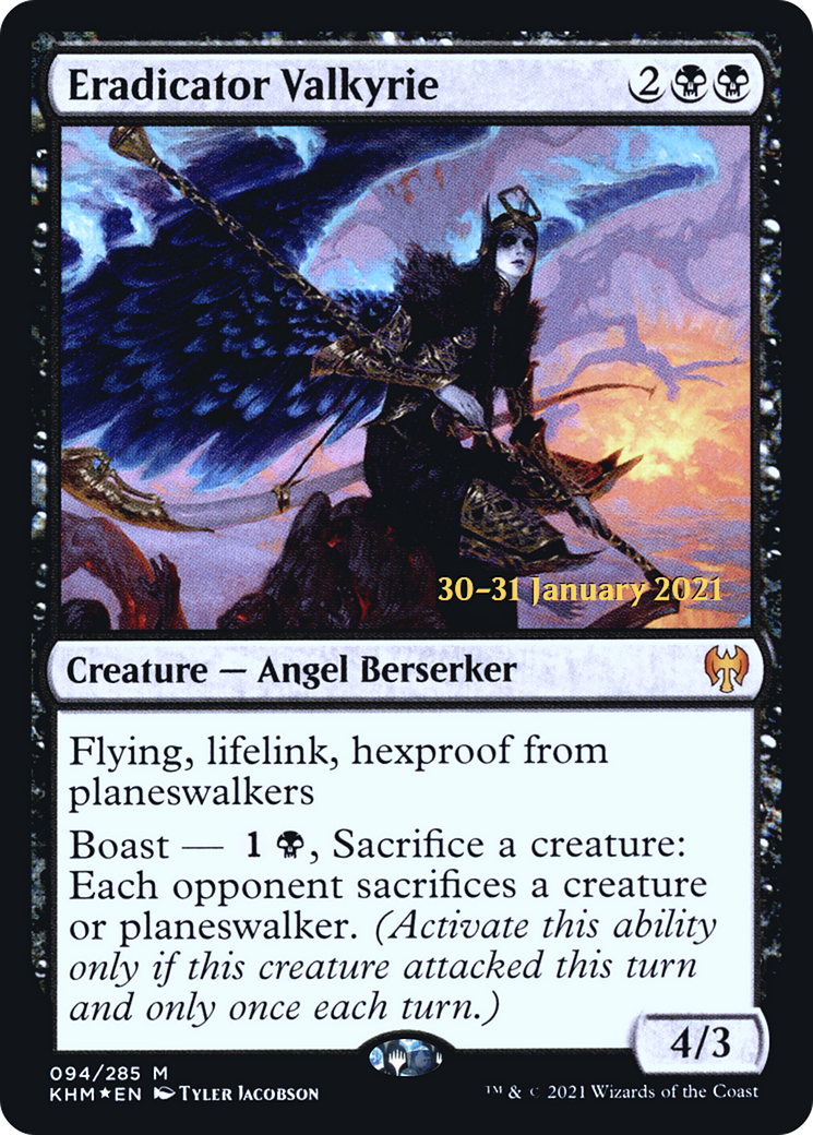 Eradicator Valkyrie (PRE-94S) - Kaldheim Promos (Prerelease) Foil
