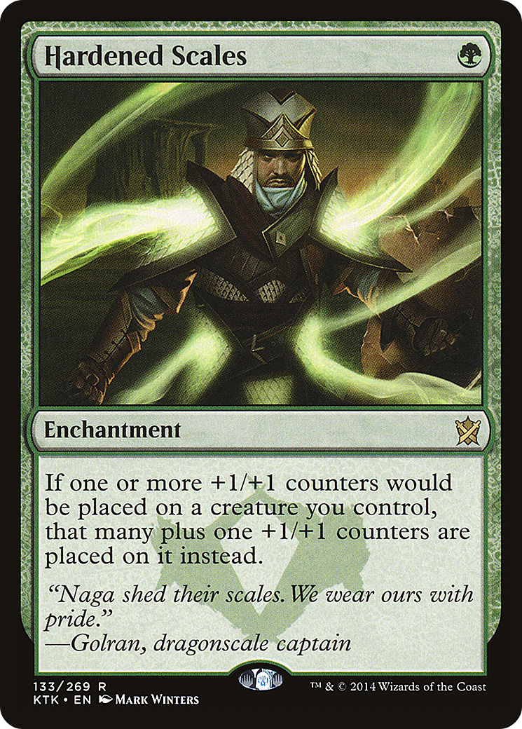 Hardened Scales (KTK-133) - Khans of Tarkir Foil