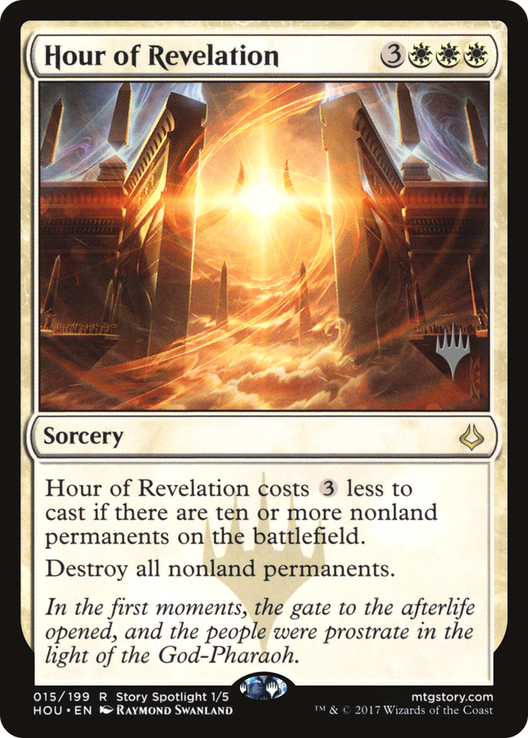 Hour of Revelation (PPZNR-15P) - Hour of Devastation Promos (Promo Pack) Foil