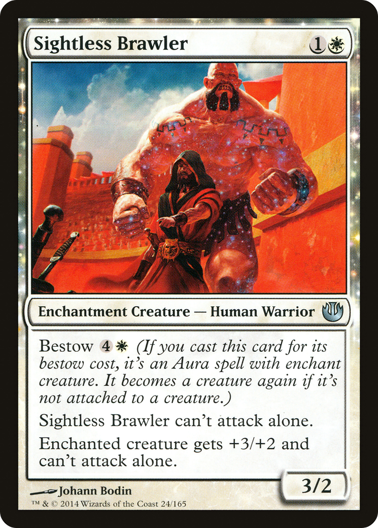 Sightless Brawler (JOU-024) - Journey into Nyx Foil