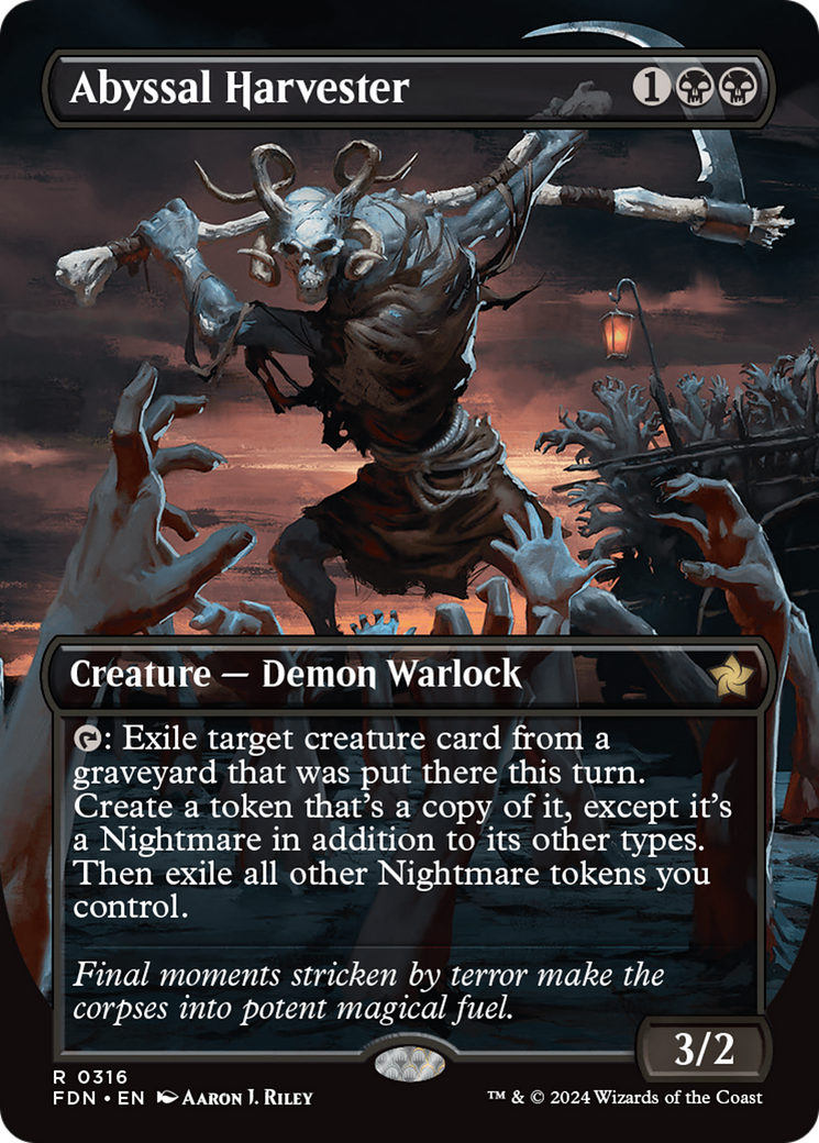 Abyssal Harvester (FDN-316) - Foundations Foil