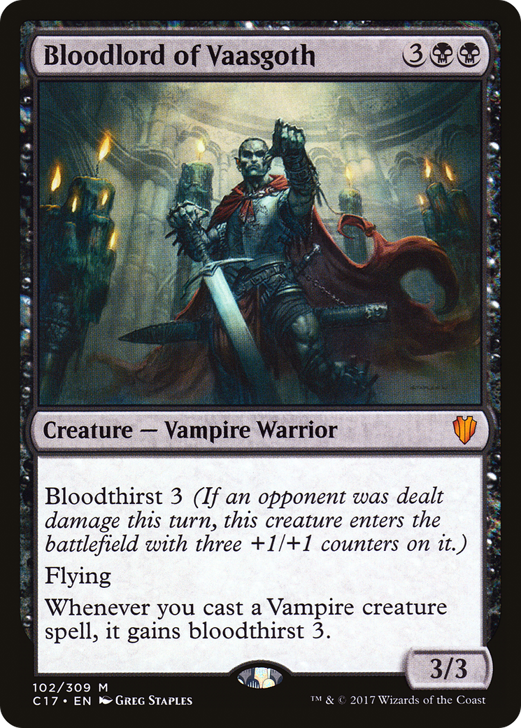 Bloodlord of Vaasgoth (C17-102) - Commander 2017