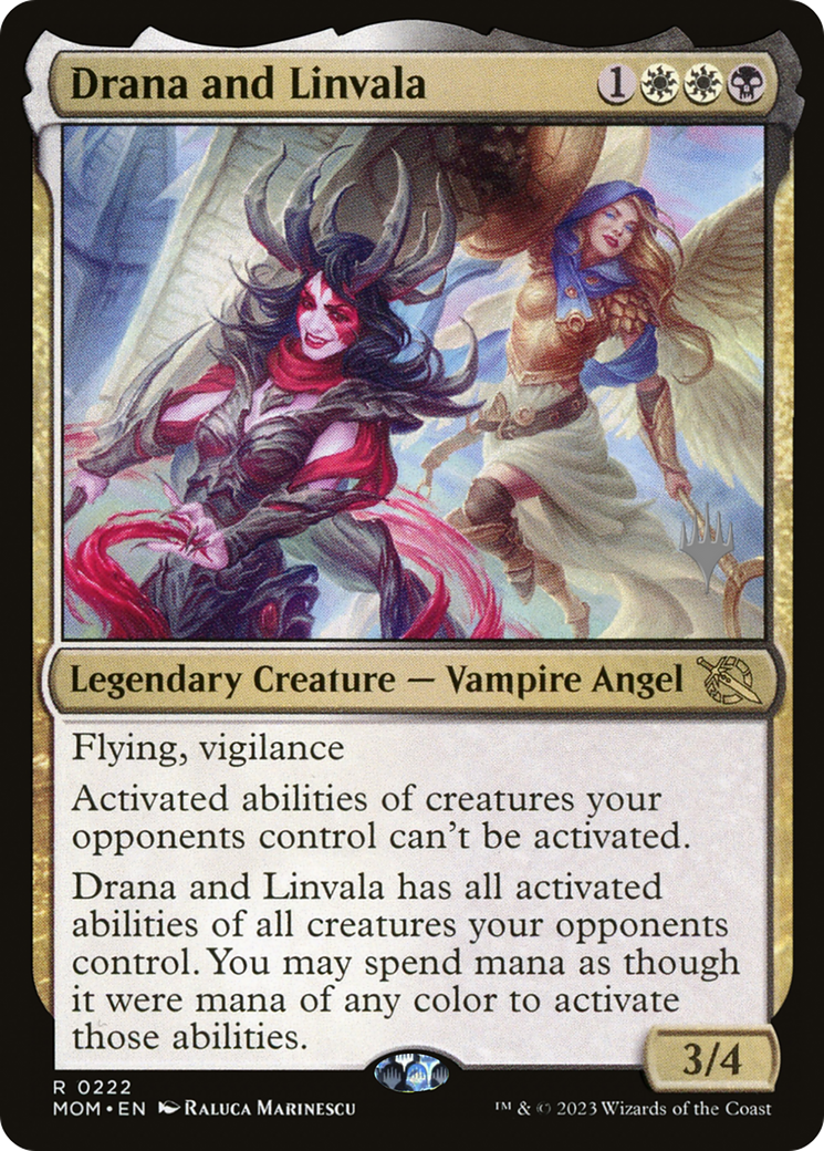 Drana and Linvala (PPMOM-222) - March of the Machine Promos (Promo Pack)