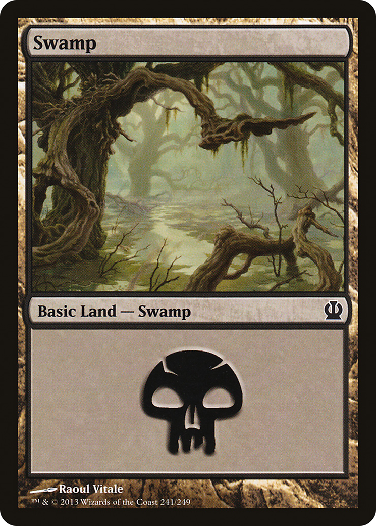 Swamp (THS-241) - Theros Foil