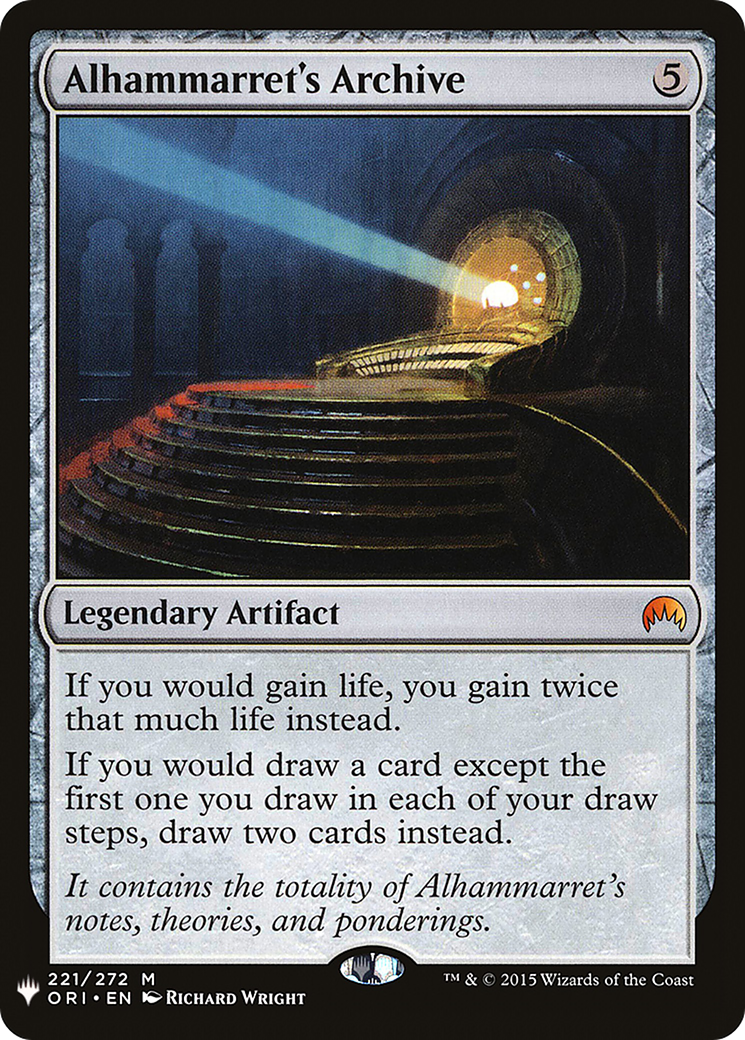 Alhammarret's Archive (LIST-ORI-221) - The List