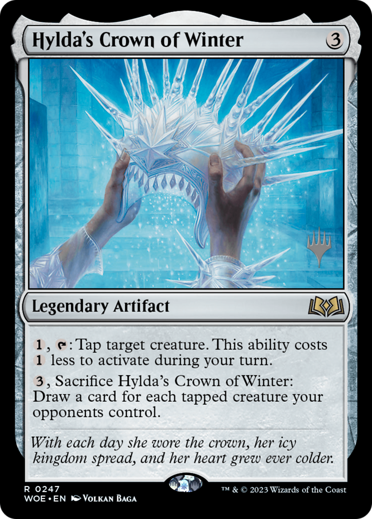 Hylda's Crown of Winter (PPWOE-247) - Wilds of Eldraine Promos (Promo Pack)