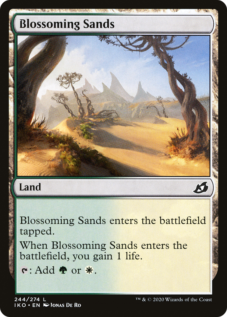 Blossoming Sands (IKO-244) - Ikoria: Lair of Behemoths Foil